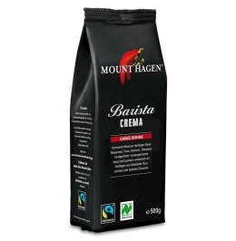 KAWA ZIARNISTA ARABICA 100 % BARISTA CREMA FAIR TRADE BIO 500 g - MOUNT HAGEN MOUNT HAGEN (kawy)
